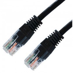 Nanocable 10.20.0401-BK cable de red Negro 1 m Cat6e U/UTP (UTP)
