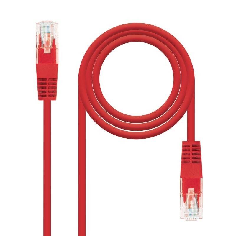 Nanocable 10.20.0402-R cable de red Rojo 2 m Cat6e U/UTP (UTP)