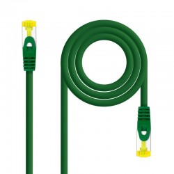 Nanocable Cable de red latiguillo RJ45 LSZH Cat.6A SFTP AWG26, Verde, 1.0 m