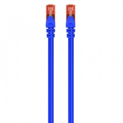 Ewent IM1001 cable de red Azul 0,5 m Cat6 U/UTP (UTP)