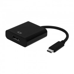 AISENS Cable conversor USB-C a Displayport 4K@60HZ, USB-C/M-DP/M, Negro, 0.8m