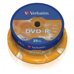 Verbatim 43667 4,7 GB DVD-R 25 pieza(s)