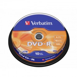Verbatim DVD-R Matt Silver 4,7 GB 10 pieza(s)