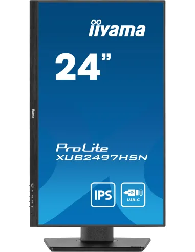 iiyama ProLite XUB2497HSN-B2 pantalla para PC 60,5 cm (23.8") 1920 x 1080 Pixeles Full HD LED Negro