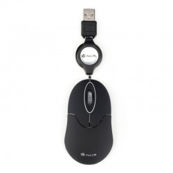 NGS SINBLACK ratón Ambidextro USB tipo A Óptico 1000 DPI
