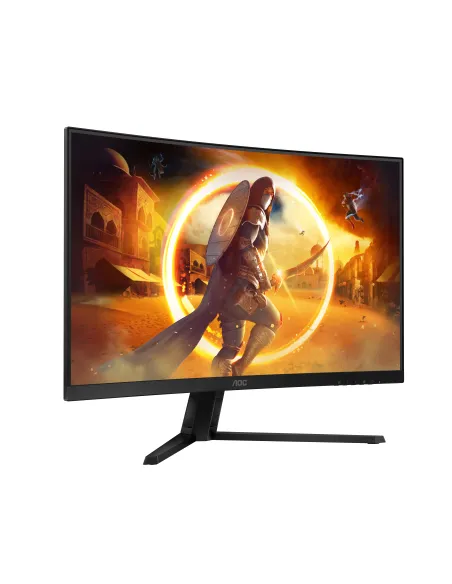 AOC G4 CQ32G4VE pantalla para PC 81,3 cm (32") 2560 x 1440 Pixeles Quad HD LCD Negro, Gris