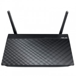ASUS RT-N12E C1 N300 router inalámbrico Ethernet rápido Banda única (2,4 GHz) Negro, Metálico