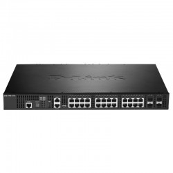 D-Link DXS-3400-24TC switch Gestionado L3 Gigabit Ethernet (10/100/1000) 1U Negro