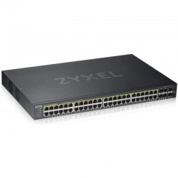 Zyxel GS1920-48HPV2 Gestionado Gigabit Ethernet (10/100/1000) Energía sobre Ethernet (PoE) Negro