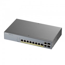 Zyxel GS1350-12HP-EU0101F switch Gestionado L2 Gigabit Ethernet (10/100/1000) Energía sobre Ethernet (PoE) Gris