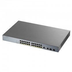 Zyxel GS1350-26HP-EU0101F switch Gestionado L2 Gigabit Ethernet (10/100/1000) Energía sobre Ethernet (PoE) Gris
