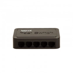 iggual IGG318003 switch No administrado Fast Ethernet (10/100) Negro