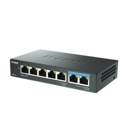 D-Link DMS-107/E switch No administrado Gigabit Ethernet (10/100/1000) Negro