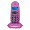 Motorola C1001LB+ Teléfono DECT Identificador de llamadas Púrpura
