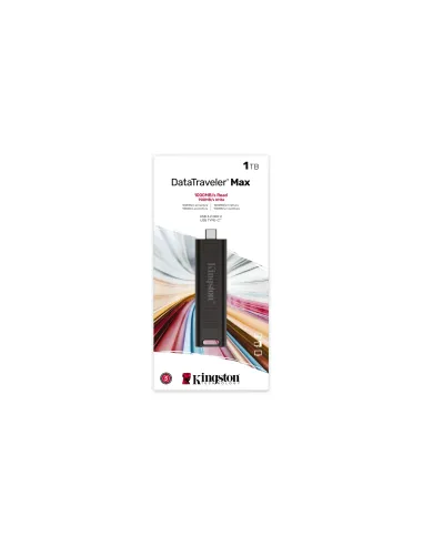 Kingston Technology DataTraveler Max unidad flash USB 1 TB USB Tipo C 3.2 Gen 2 (3.1 Gen 2) Negro