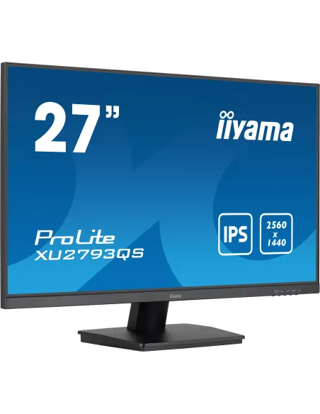 iiyama ProLite XU2793QS-B7 pantalla para PC 68,6 cm (27") 2560 x 1440 Pixeles 4K Ultra HD LED Negro