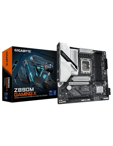 GIGABYTE Placa base Z890M GAMING X - Compatible con procesadores Intel Core Ultra (Serie 2), 8+1+2 fases VRM, hasta 8800MHz