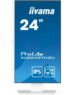 iiyama ProLite XUB2497HSU-W2 pantalla para PC 60,5 cm (23.8") 1920 x 1080 Pixeles Full HD LED Blanco 2