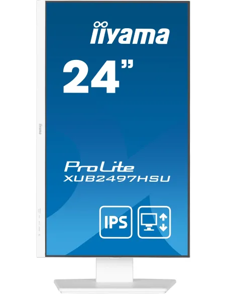 iiyama ProLite XUB2497HSU-W2 pantalla para PC 60,5 cm (23.8") 1920 x 1080 Pixeles Full HD LED Blanco