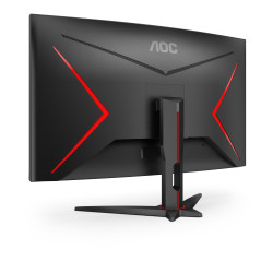 AOC G2 C32G2ZE BK pantalla para PC 80 cm (31.5") 1920 x 1080 Pixeles Full HD LED Negro, Rojo