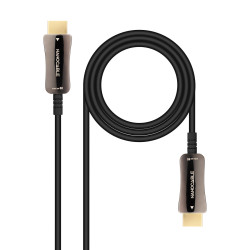 Nanocable Cable HDMI V2.1 AOC 8K@60Hz 4K@120Hz 48Gbps A M-A M, Negro, 10 m