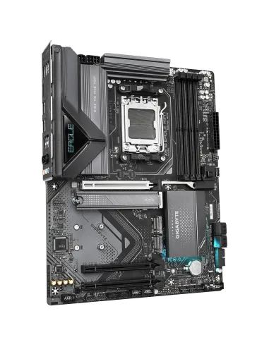 GIGABYTE X870 EAGLE WIFI7 Placa Base - Compatible con CPUs AMD Ryzen 9000, 14+2+2 fases VRM, hasta 8000MHz DDR5 (OC), 1xPCIe