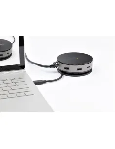 StarTech.com Adaptador Multipuertos USB-C - Docking Station USB 3.1 Gen 2 Tipo C con Vídeo HDMI, DisplayPort de 4K a 60Hz o VGA 2