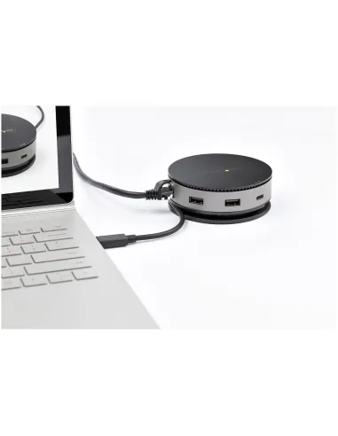 StarTech.com Adaptador Multipuertos USB-C - Docking Station USB 3.1 Gen 2 Tipo C con Vídeo HDMI, DisplayPort de 4K a 60Hz o VGA