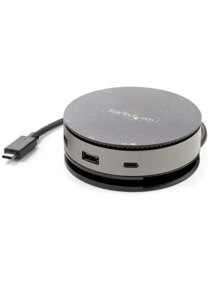 StarTech.com Adaptador Multipuertos USB-C - Docking Station USB 3.1 Gen 2 Tipo C con Vídeo HDMI, DisplayPort de 4K a 60Hz o VGA