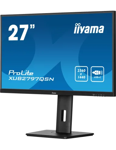 iiyama ProLite XUB2797QSN-B2 pantalla para PC 68,6 cm (27") 2560 x 1440 Pixeles 2K Ultra HD LED Negro