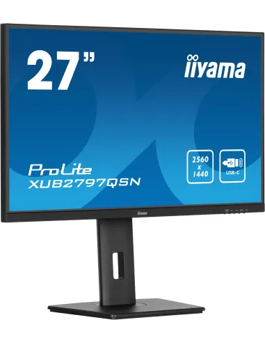 iiyama ProLite XUB2797QSN-B2 pantalla para PC 68,6 cm (27") 2560 x 1440 Pixeles 2K Ultra HD LED Negro
