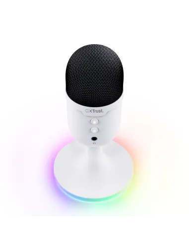 Trust GXT 234P Yunix Blanco Micrófono de superficie para mesa