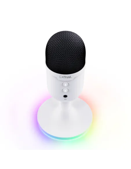 Trust GXT 234P Yunix Blanco Micrófono de superficie para mesa