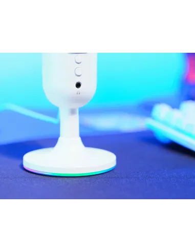 Trust GXT 234P Yunix Blanco Micrófono de superficie para mesa