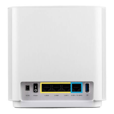 ASUS ZenWiFi AX XT8 (W-1-PK) router inalámbrico Gigabit Ethernet Tribanda (2,4 GHz 5 GHz 5 GHz) Blanco