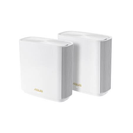 ASUS ZenWiFi AX XT8 (W-1-PK) router inalámbrico Gigabit Ethernet Tribanda (2,4 GHz 5 GHz 5 GHz) Blanco
