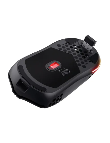 Trust GXT 929 Helox ratón Juego mano derecha RF inalámbrico Óptico 4800 DPI