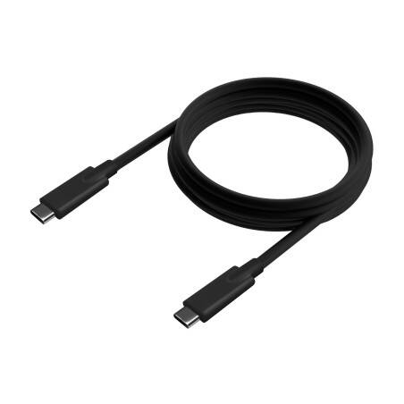 AISENS Cable USB 3.2 Gen1 5Gbps 4k@60Hz 3A 60W E-Marker, Tipo USB-C M-USB-C M, Negro, 4.0m