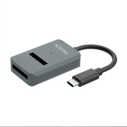 AISENS USB-C Dock M.2 (NGFF) ASUC-M2D012-GR SATA NVMe A USB3.1 Gen2, Gris