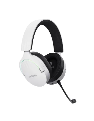 Trust GXT 491W FAYZO Auriculares Inalámbrico y alámbrico Diadema Juego USB Tipo C Bluetooth Negro, Blanco