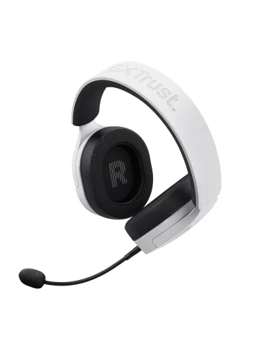 Trust GXT 491W FAYZO Auriculares Inalámbrico y alámbrico Diadema Juego USB Tipo C Bluetooth Negro, Blanco
