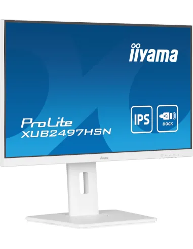 iiyama ProLite XUB2497HSN-W2 pantalla para PC 60,5 cm (23.8") 1920 x 1080 Pixeles Full HD LED Blanco