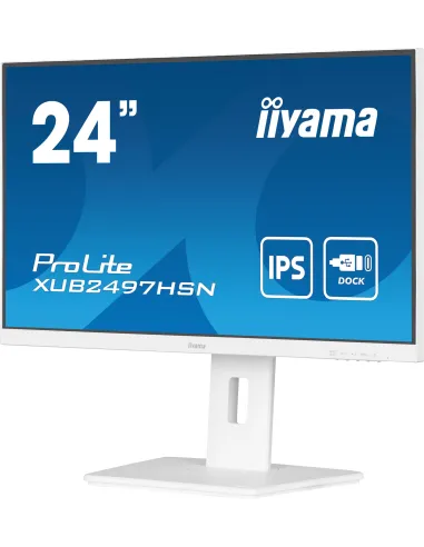 iiyama ProLite XUB2497HSN-W2 pantalla para PC 60,5 cm (23.8") 1920 x 1080 Pixeles Full HD LED Blanco