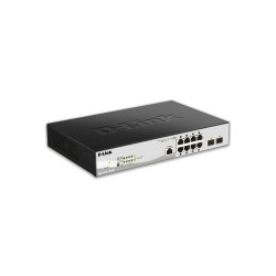 D-Link DGS-1210-10P ME E switch Gestionado L2 L3 Gigabit Ethernet (10 100 1000) Energía sobre Ethernet (PoE) Negro, Gris