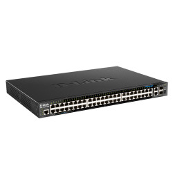 D-Link DGS-1520-52MP Gestionado L3 Gigabit Ethernet (10 100 1000) Energía sobre Ethernet (PoE) 1U Negro