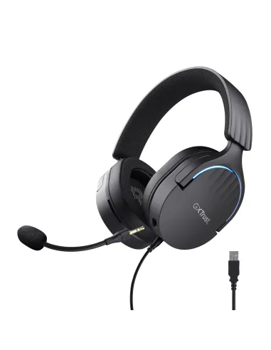 Trust GXT 490 FAYZO Auriculares Alámbrico Diadema Juego USB tipo A Negro