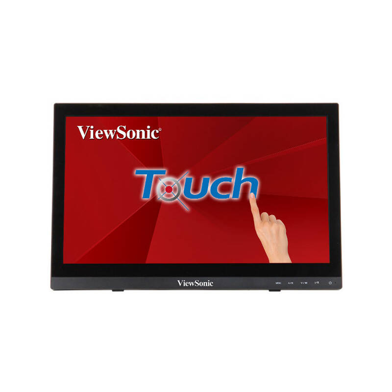 Viewsonic TD1630-3 pantalla para PC 39,6 cm (15.6") 1366 x 768 Pixeles HD LCD Pantalla táctil Multi-usuario Negro