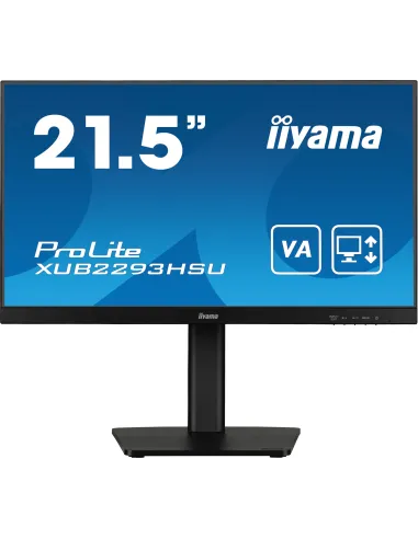 iiyama ProLite XUB2293HSU-B7 pantalla para PC 54,6 cm (21.5") 1920 x 1080 Pixeles Full HD LED Negro