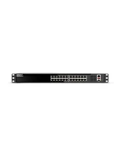 QNAP QSW-M3224-24T switch Gestionado L3 10G Ethernet (100 1000 10000) 1U Negro, Plata