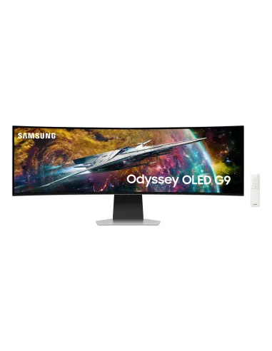 Samsung G95SC pantalla para PC 124,5 cm (49") 5120 x 1440 Pixeles Dual QHD OLED Plata
